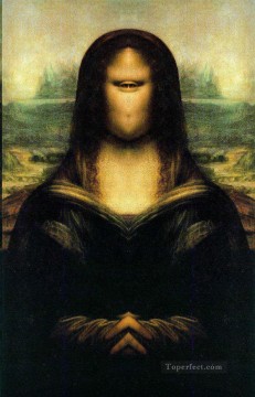 Mona Lisa Mirror Fantasy Oil Paintings
